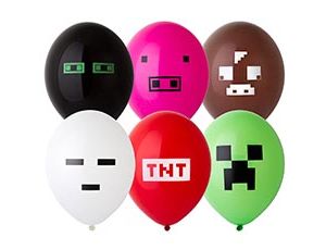 1103-2394 Шар с рисунком 14" Пиксели